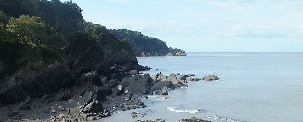 Views of the coast in the Parish of Berrynarbor taken from Combe Martin